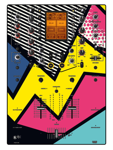 Pioneer DJ DJM 909 Skin Comic